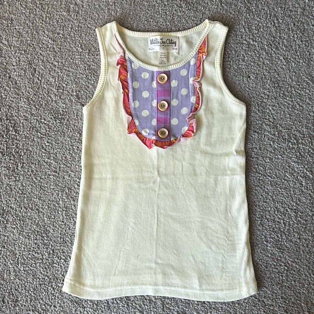 Matilda Jane Ruffle Front Tank Top!